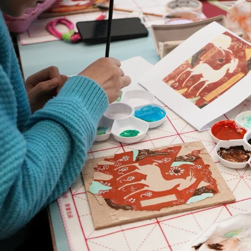 Chinese Mineral Pigment Painting workshop